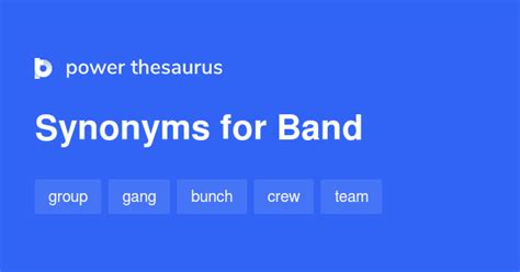 band synonym